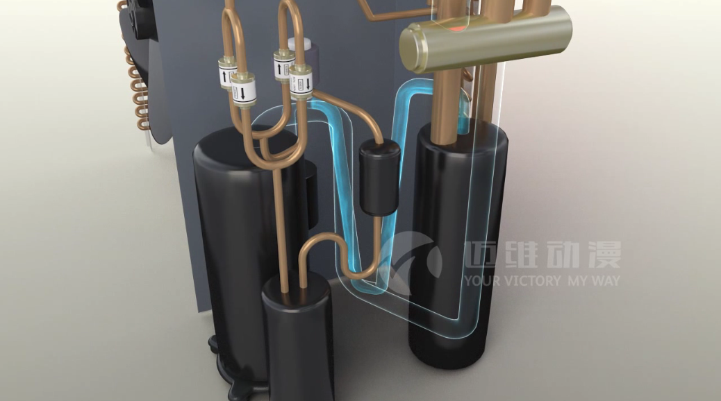 “煤改電”如火如荼，空氣能采暖系統(tǒng)原理動畫帶你領(lǐng)會新技術(shù)(圖3)